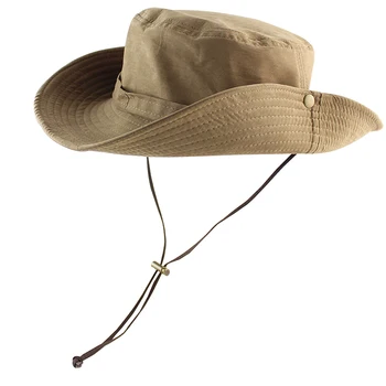 UPF 50+ wiadro kapelusz lato Mężczyźni Kobiety Wędkarstwo Boonie Cap Sun UV Protection długie, duże, szerokie pola Bob piesze wycieczki Sun Hat open safari