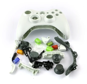 Kompletny zestaw Shell obudowa pokrywa etui z przyciskami zestaw do wymiany przewodowego kontrolera Xbox 360