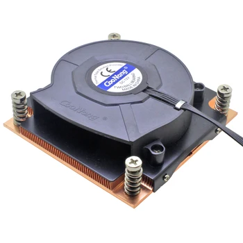 Serwer w obudowie 1U CPU cooler 8015 wentylator chłodzenia wentylator miedziany radiator dla Intel LGA 1150 1151 1155 1156 komputer przemysłowy chłodzenia