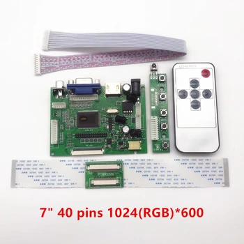 Skylarpu TTL LCD LVDS opłata kontrolera HDMI VGA 2AV 50 PIN do AT070TN90 92 94 wsparcie automatycznie Raspberry Pi opłata sterownika