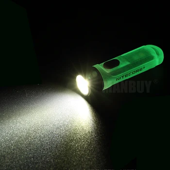 Oryginalny Nitecore TIKI GITD lampa fluorescencyjna powłoka USB Akumulator mini Pocket Latarka 300 lm odkryty camping, wędkarstwo podróże światło