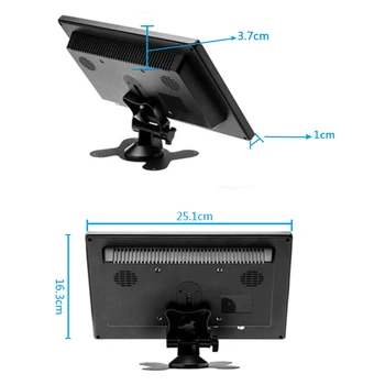 10,1-calowy przenośny monitor 1920x1200 na PS3/PS4 XBOX360 Raspberry Pi System CCTV z VGA, HDMI, BNC, USB, Touch LCD Screen
