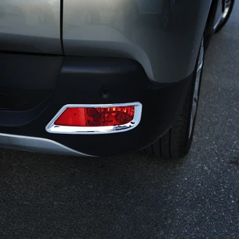 Do Peugeot 3008 2013 ABS chromowane tylne światła przeciwmgielne pokrywa wykończenie akcesoria samochodowe stylizacja 2szt