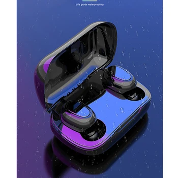 L21 Bluetooth, słuchawki Bezprzewodowe, słuchawki 5.0 TWS zestawu słuchawkowego podwójne słuchawki basowy dźwięk dla telefonów komórkowych Huawei Xiaomi Samsung