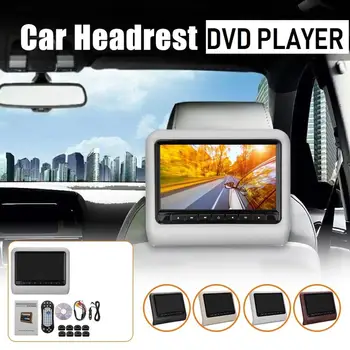 Darmowa wysyłka 9-calowy zagłówek samochodowy odtwarzacz DVD z USB/SD,uchwyt,HDMI,32-bitowa gra,na PODCZERWIEŃ,nadajnik FM,HD-ekran,wbudowany głośnik