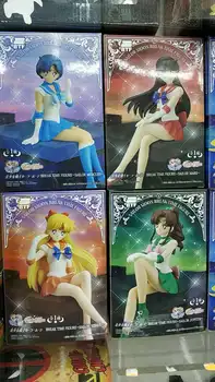 Sailor Moon BREAK TIME FIGURE Sailor Mercury Sailor Jupite Sailor Venus figurka model lalki zabawki, prezenty dla dzieci