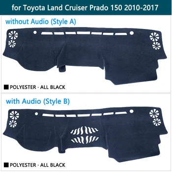Toyota Land Cruiser Prado 150 Series 2010~2017 Pre-Facelift LC150 Dashboard Mat Inner Sun Stacji Dash board akcesoria samochodowe