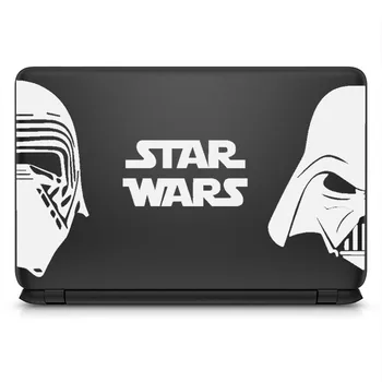 Dark Vader i Mały Ren laptopa naklejka dla Macbook naklejka Pro Air Retina 11 12 13 14 15 cali Star Wars HP Mac Book Notebook Skin