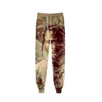 Unisex REAP hip-hop raper pop dym sportowe spodnie 3D biegacze spodnie Spodnie męskie/odzież damska hip-hop панталон Homme spodnie sportowe