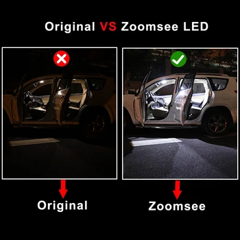Zoomsee 17Pcs LED Interior For Mitsubishi Endeavor D7 D8 2004-2011 Canbus Vehicle Bulb Indoor Dome Map Reading Trunk Light Parts