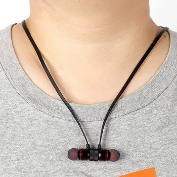 GZ05 bezprzewodowe słuchawki Super Bass Sweat-Proof słuchawki Bluetooth magnetyczna sportowa stereofoniczny zestaw słuchawkowy do telefonu komórkowego, laptopa słuchawki