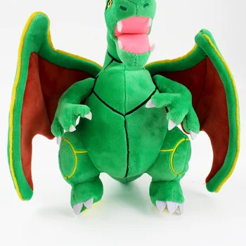 23 cm Charizard pluszowe zabawki miękkie miękkie zielone kreskówek dinozaury pluszowe lalki