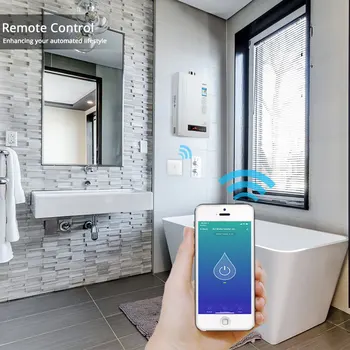 WiFi Smart Boiler Switch podgrzewacz wody Smart Life Tuya APP Remote Control Amazon Alexa Echo Google Home Voice Control panel szklany