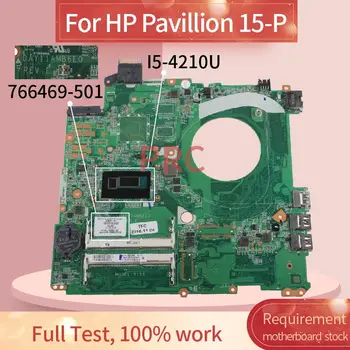 DAY11AMB6E0 do HP Pavillion 15-P I5-4210U płyta główna laptopa 766469-501 766469-601 SR1EF DDR3 płyta główna laptopa