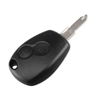 KEYYOU 10X Car Remote Key Shell Fob Case 2 przycisk Auto Key Cover do Renault Duster Logan Fluence Clio Kangoo Sandero