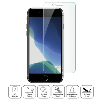 10 szt./lot 9H Clear hartowane szkło screen protector dla iphone 12 11 Pro Max XS XR Max X 8 7 6S Plus 5S SE2 2.5 D folia ochronna
