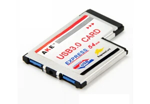 Darmowa wysyłka nowy notebook Express USB 3.0 karty rozszerzenia ExpressCard 54 slip adapter konwerter