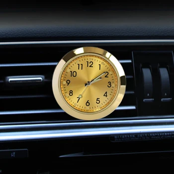 Akcesoria samochodowe Zegar analogowy wystrój mini świecące kieszonkowe perfumy zegarek kwarcowy znakomite wykonanie, piękny wygląd