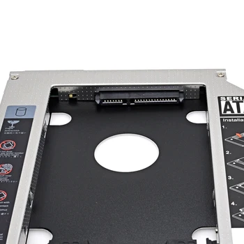 CHIPAL Metal SATA III 2nd HDD Caddy 9.5 MM dysk SSD Case obudowa dysku twardego dla Apple Macbook Pro Air SuperDrive Optibay