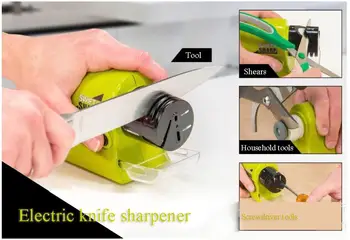 Nowa elektryczna temperówka do noży noże kuchenne nożyczki motorowe ostrza śruba Darmowa wysyłka