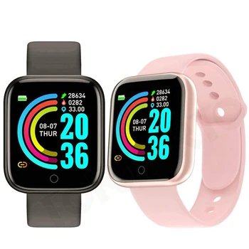 Bluetooth Smart Watch mężczyźni wodoodporne, Sport, fitness tracker inteligentne bransoletka ciśnienie krwi monitor rytmu serca Smartwatch D20 PK116