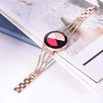 20 22 mm diament bransoletka dla Samsung galaxy 3 watch band active 2 40 mm 44 mm bransoletka Huawei GT2e pasy Galaxy Watch 46 mm 42 mm